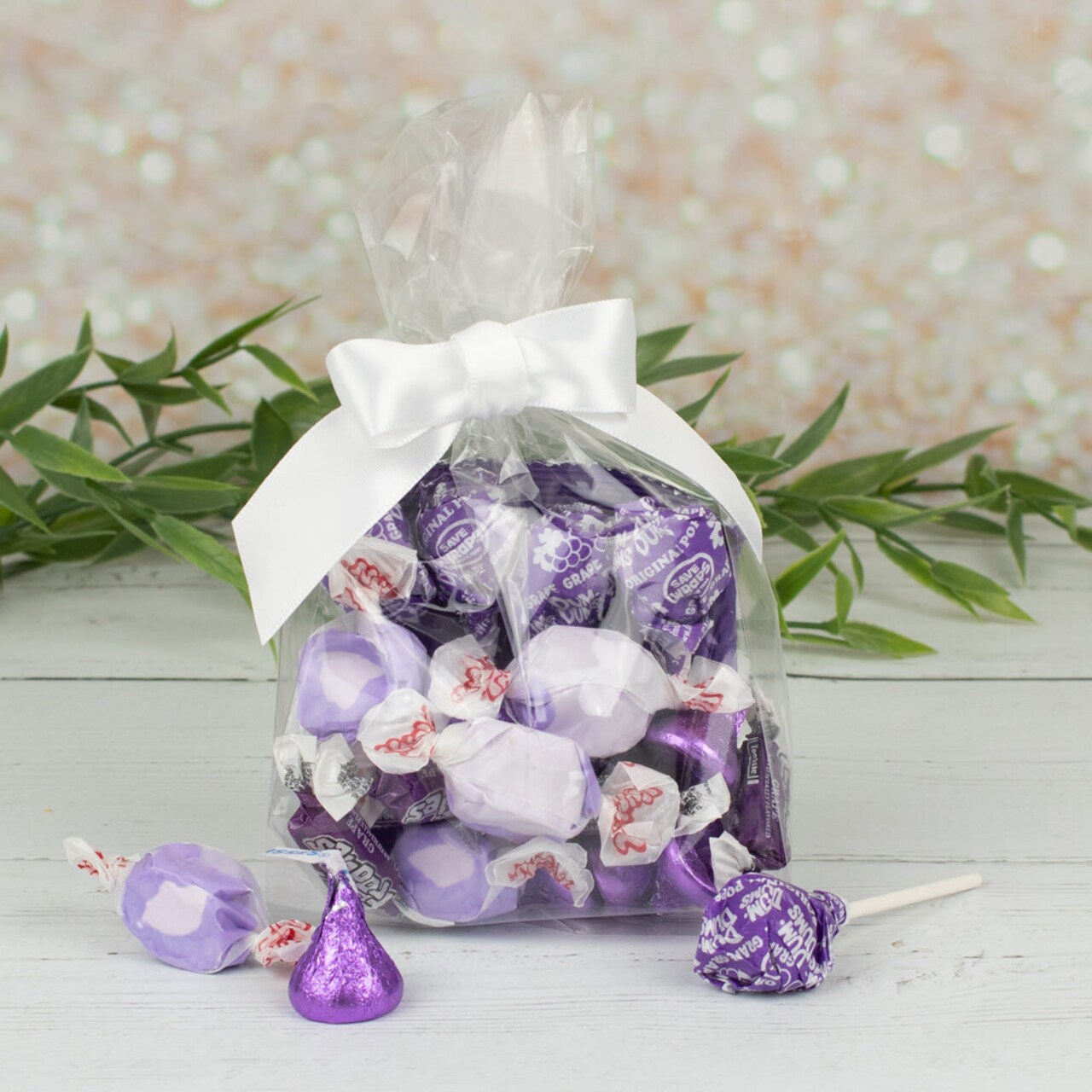 12ct Yellow Candy Goodie Bag Party Favors by Just Candy (12 Pack)